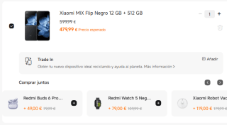 Xiaomi Mix Flip de 12GB/512GB por 479,99€