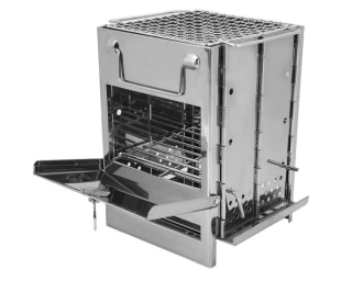 Estufa de leña Lecxin Plegable con parrilla de Acero Inoxidable por 34,71€