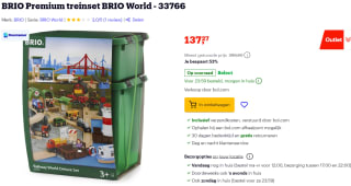 BRIO Treinset De Luxe voor €137,27 bij Bol.com