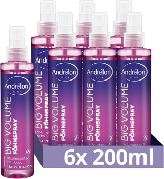 Andrélon Pink Big Volume Fohnspray - 6 x 200 ml - voor €10,80 bij Amazon