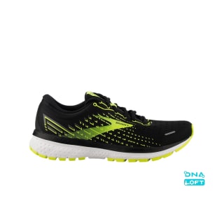 Zapatillas running Brooks Ghost 13 negras y amarillas fluor para hombre por 80€