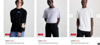 Tot 50% korting + extra 20% korting dmv code bij Calvin Klein