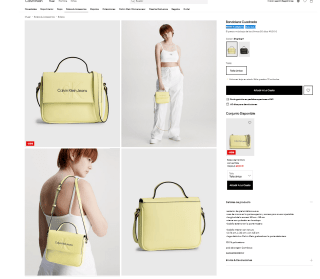 Bandolera Calvinklein cuadrada Mujer por solo 49€