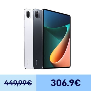 Xiaomi Mi Pad 5 6/256GB por 306,90€.