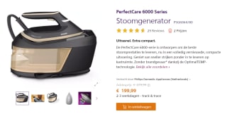 Philips PSG6064/80 Stoomgenerator voor €199,99 bij Philips Store