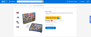 Juego de mesa Hasbro Gaming Operando Paw Patrol por $5.000