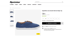 Recopilación de zapatillas de lona para mujer por 1,79€