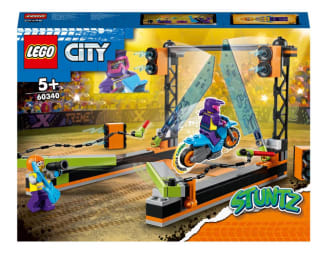 Juguete de Construcción Desafío Acrobático: Espadas con Moto Acrobática LEGO City Stuntz por 7.5€