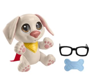Muñeco Fisher Price peluche de juguete DC Liga de Super Mascotas Bebé Krypto por 10€