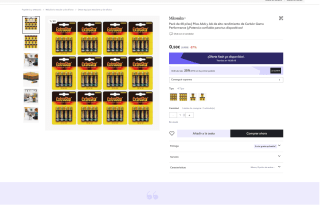 Pack de 48 pilas AAA y AA de alto rendimiento de Carbón Gama Performance por solo 0,50€