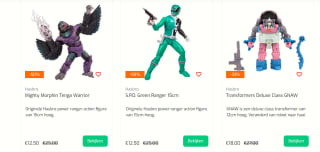 Tot 57% korting op action figures bij Superzero