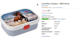 Mepal broodtrommel Campus wild horse voor €7,99 bij Amazon