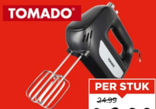 Tomado handmixer TMH3001B voor €12,99 bij Vomar