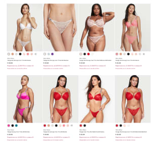 Compra 2 bragas y llévate 3 más Gratis de VICTORIA'S SECRET