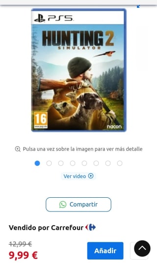Hunting 2 Simulator PS5 por 9,99€.