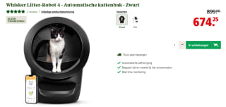 Whisker Zelfreinigende Kattenbak Litter-Robot 4 voor €674,25 bij Welkoop