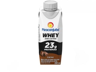 Bebida da Piracanjuba Whey Cacau de 250ml - R$ 9,49