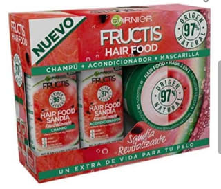 Garnier Fructis Hair Food, Pack Sandía Revitalizante por 7,88€