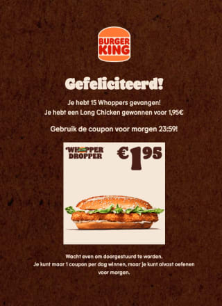 Burgerking Burgerjacht speel het spel en win