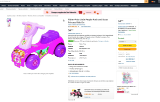 Fisher-Price Little People empuja y desliza la princesa Ride On por solo 34,89€