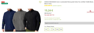 Danish Endurance Outdoor heren Fleece jas voor €15,24 bij Outlet46