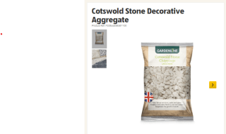 Earn Cotswold stone decorative aggregate for £1.99