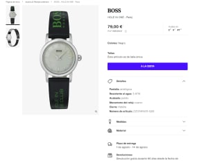 Reloj marca Boss Hole in one por 79€
