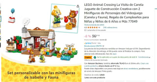 Set LEGO® Animal Crossing La visita de Canela 77049 por 29,99€