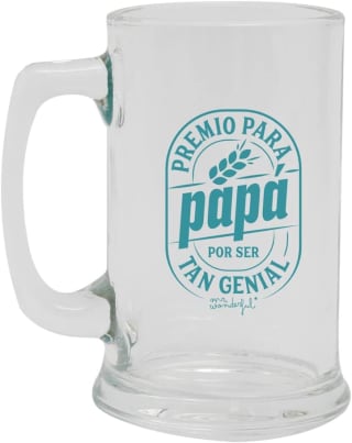 Mr. Wonderful Jarra Cerveza "Premio para papá por ser tan genial" por 3,89€