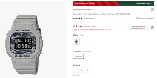 Reloj Casio G-Shock por 46,09€