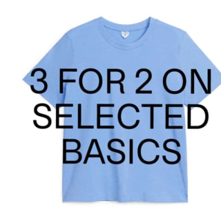 3 basic shirts voor de prijs van 2 bij Arket