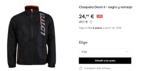 Chaqueta Deportiva para Hombre Lotto Devin Ii por 24.99€