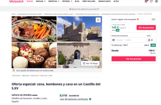 Escapada a Burgos Olmillos de Sasamón con desayuno y cena Castillo del siglo XV desde 149€ 2 personas