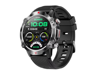 HENLSON Reloj Inteligente Hombr 1.39" HD 360 * 360 Smartwatch por 24,99€