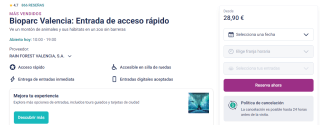 Bioparc Valencia: Entrada de acceso rápido por 28,90€
