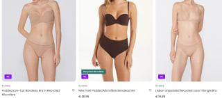 Alle bh's voor €9 bij Tezenis