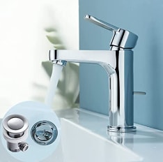 Grifo monomando cromado 112mm por 29,99€