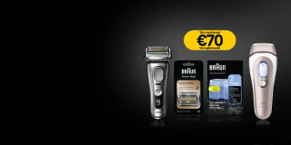 €70 korting op Braun scheerapparaten via cashback