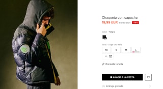 Chaqueta con capucha para Hombre por 19.99€