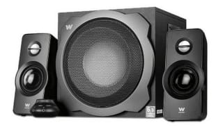 Woxter Big Bass 260 - Altavoces 2.1 150W, Subwoofer de madera, Rejilla metálica, Control de volumen con cable por 31.99€