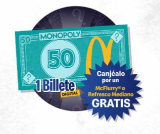 Gratis en McDonald's un McFlurry o Refresco Mediano