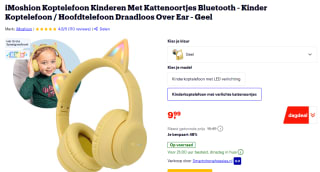 Draadloze kattenoortjes koptelefoon voor €9,99 bij Bol