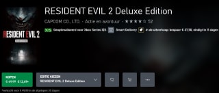 Resident Evil 2 Deluxe Edition voor Xbox Series X/S voor €12,49