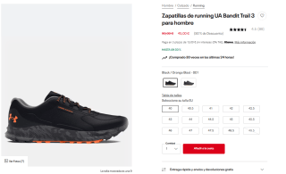 Hasta 50% + 20% EXTRA descuento en tu compra en Under Armour Black Friday