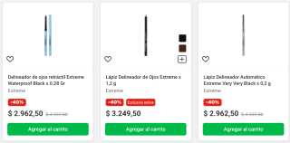 Hasta 40% de descuento en maquillaje para ojos por Farmacity