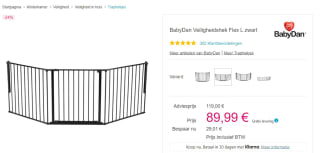BabyDan Veiligheidshek Flex L voor €79,99 bij Pinkorblue