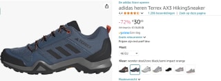adidas TERREX Terrex AX3 GORE-TEX Hiking Schoenen vanaf €30 bij Amazon