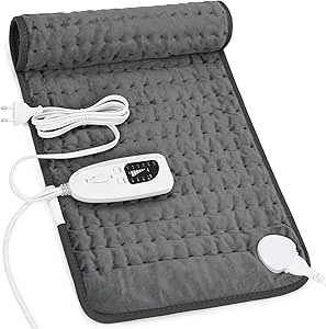 Manta Electrica Lumbar con función de apagado automático, Franela Suave 30x60cm por 14,39€