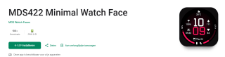 MDS422 Minimal Watch Face voor Android gratis