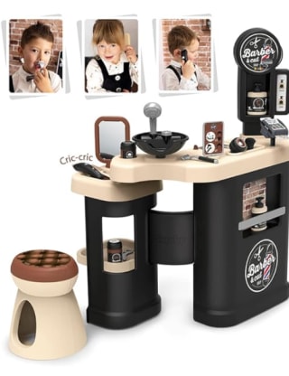 Barberia de juguete con accesorios por 40€